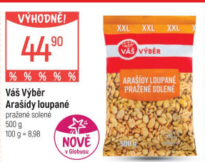 Arašídy pražené Váš Výběr