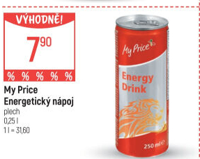 Energetický nápoj My Price