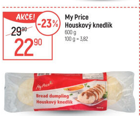 Knedlík houskový My Price