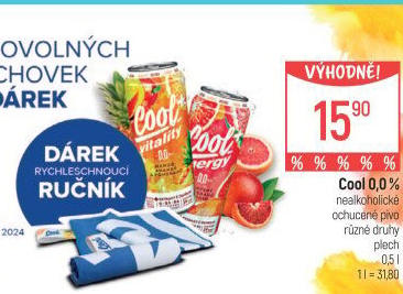 Nealkoholické pivo ochucené Staropramen Cool