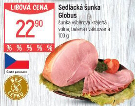 Šunka sedlácká výběrová Globus