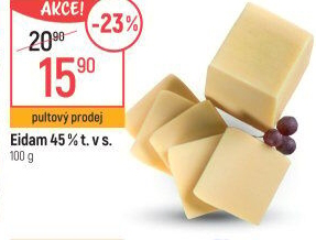 Sýr Eidam 45%