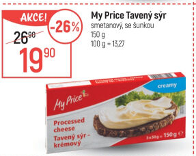 Sýr tavený My Price