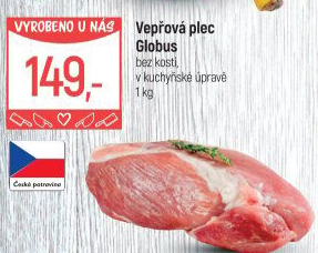 Vepřová plec bez kosti Globus