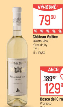 Vína Chateau Valtice