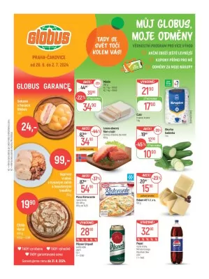 akční leták Globus 26.6.2024-2.7.2024