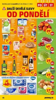 akční leták Penny Market 27.6.2024-3.7.2024
