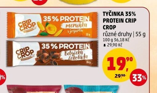 Tyčinka 35% Protein Crip Crop různé druhy