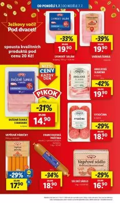 akční leták Lidl 1.7.2024-7.7.2024