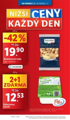 akční leták Lidl 1.7.2024-7.7.2024