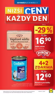 akční leták Lidl 1.7.2024-7.7.2024