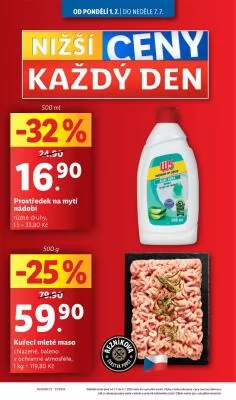 akční leták Lidl 1.7.2024-7.7.2024