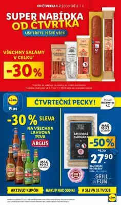 akční leták Lidl 4.7.2024-7.7.2024