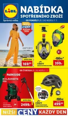 akční leták Lidl 1.7.2024-7.7.2024