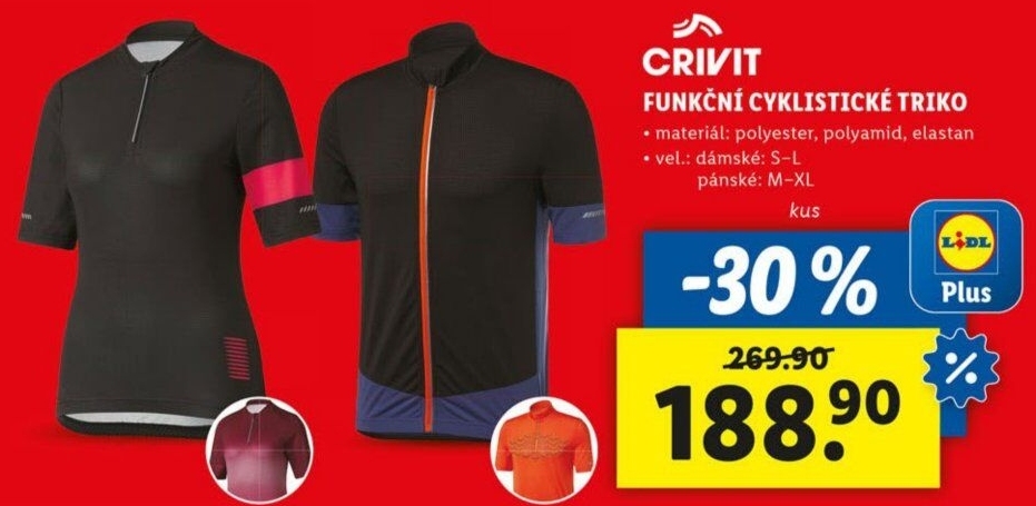 Dámské cyklistické tričko Crivit