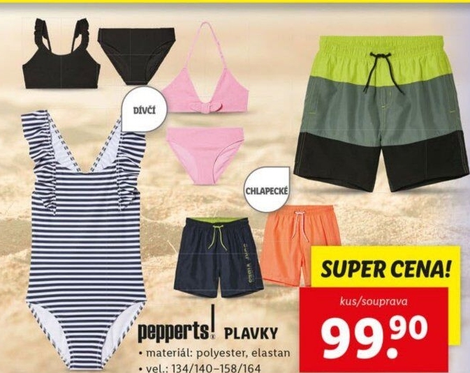 Dívčí plavky Pepperts!