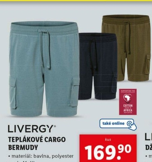 Pánské teplákové šortky - kraťasy Livergy