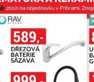 DŘEZOVÁ BATERIE SÁZAVA