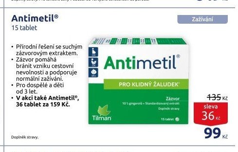 Antimetil 15 tablet