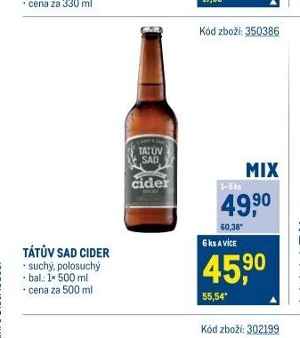 Tátův sad cider