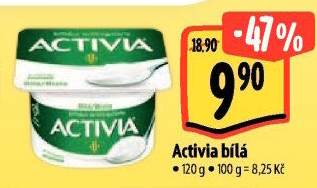 Bílý jogurt Activia Danone
