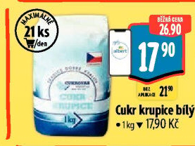 Cukr krupice Cukrovar Vrbátky