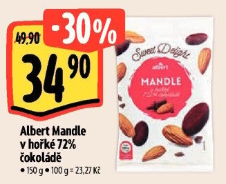 Mandle v čokoládě Albert