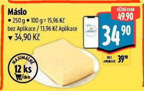 Máslo - Albert akcniletaky.com