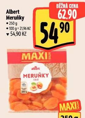 Meruňky sušené Albert