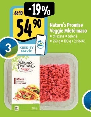 Mleté maso Veggie Nature'