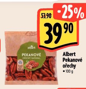 Pekanové ořechy Albert