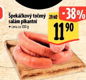 Salám špekáčkový pikantní točený