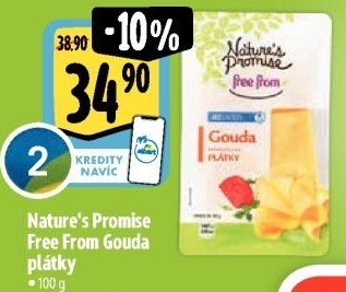 Sýr Gouda bez laktózy Free From Nature'