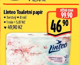 Toaletní papír 3vrstvý Linteo