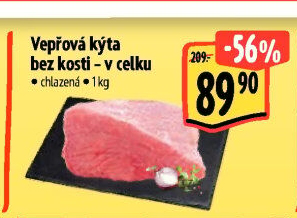 Vepřová kýta bez kosti