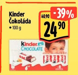 Čokoládky Kinder