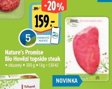 Hovězí steak topside Bio Nature’s Promise