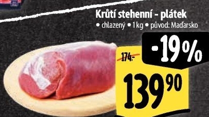 Krůtí stehenní plátek