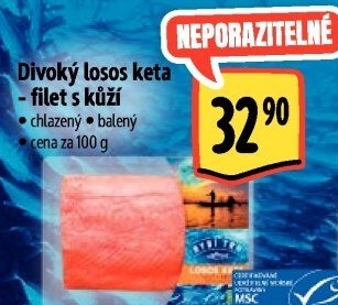 Losos divoký Keta filety Albert