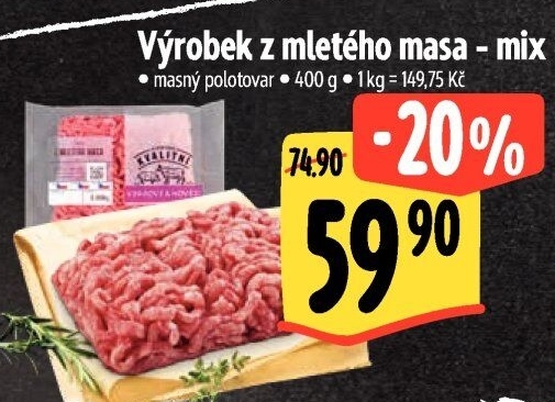 Mleté maso mix Albert - Albert akcniletaky.com