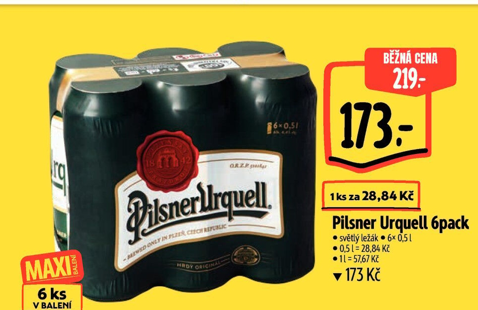 Pivo Pilsner Urquell