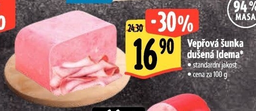 Šunka vepřová dušená standard Idema