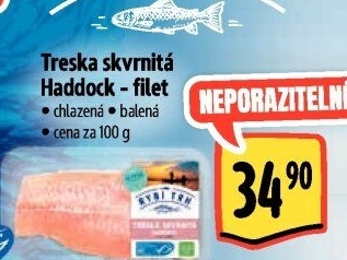 Treska skvrnitá Haddock filet Albert