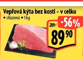 Vepřová kýta bez kosti