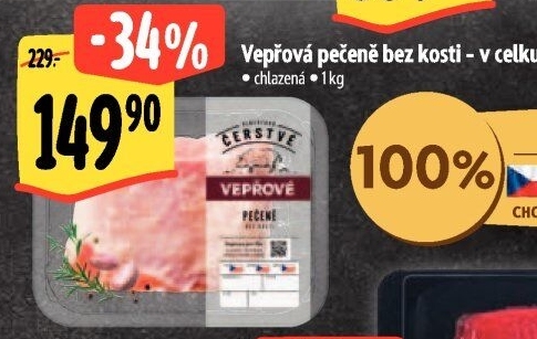 Vepřová pečeně bez kosti Albert