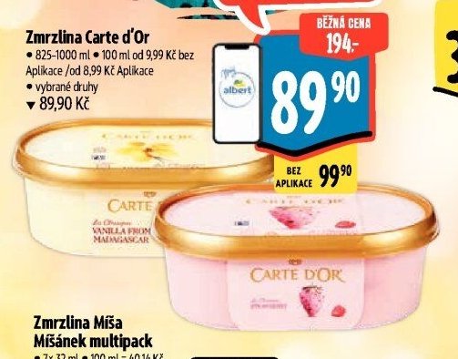 Zmrzlina Carte d'Or