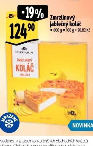 Zmrzlinový jablečný koláč