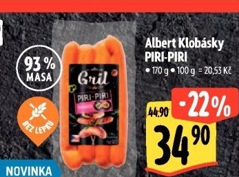 Klobása Piri-Piri Albert Gril