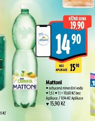 Ochucená voda Mattoni