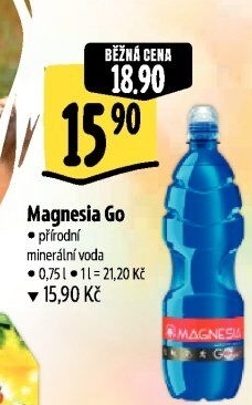 Přírodní voda Go Magnesia